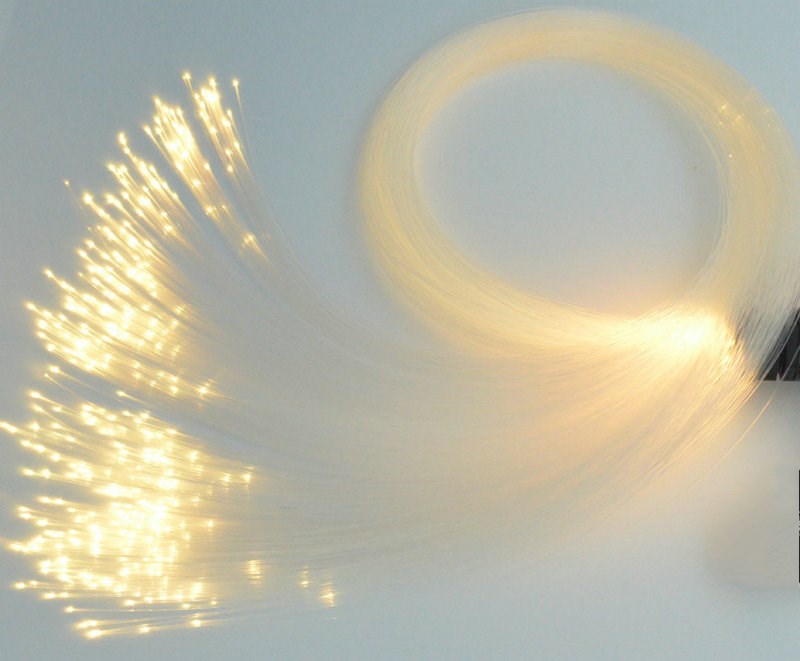 50pcs 1.0mm(D) PMMA plastic fiber optic cable 2M(L) LED light engine driver star ceiling hanging lamp Bar DIY Sky deco-end glow