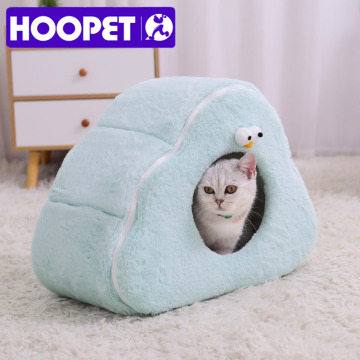 HOOPET Pet Dog Cat House Deep Sleep Comfort in Winter Cat Bed Little Mat Basket for Cat`s House Winter Warm Bed for Cat