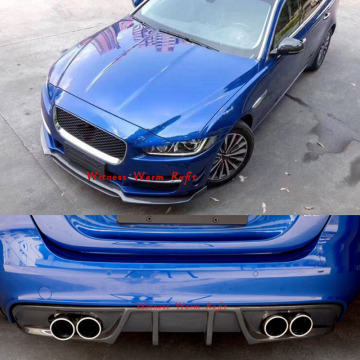 For Jaguar XE/XEL 2015-2019 carbon fiber front shovel splitter Rear bumper diffuser lip rear spoiler wings car body kit