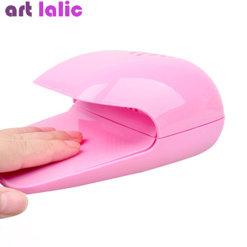 Mini Portable Nail Polish Dryer Fan Nail Art Drying Polish Blow Dryer PINK Nail Cooler Hot Selling