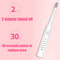 Ultrasonic Electric Toothbrush Adult Timer Brush Usb Charge Soft Tooth Brushes With 4pcs Replacement Head 5 Vibration Mode