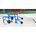 Wholesale price cheap greenhouse crop vegetable seed hand pull plastic film mulching layer machine with working width 1m/1.5m/2m