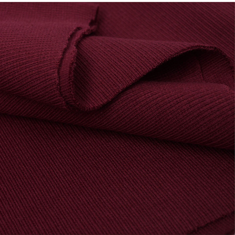 Stretch Cotton Knit Rib Fabric,Trim Clothing, DIY Sewing Jacket,Coat Cuff,Hem, Collar 1 pc 39inch width