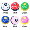 6 Colors Pet Training Bell Dog Ball-Shape Paws Printed Meal Feeding Educational Toy Puppy Interactive Training Tool Supplies