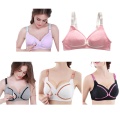 Women Maternity Feeding Nursing Bra Pregnancy Open Front Buckle Breastfeeding Bralette Wireless Lightly Padded Underwear