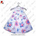 Wholesale boutique girl's summer floral dress sleeveless