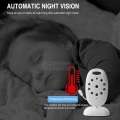 The Wireless Video Baby Monitor Night Vision IR LED 2.0 Inch Color Security Camera 2 Way Temperature Monitoring With 8 Lullaby