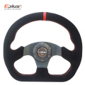 EPLUS Car-styling Sport Steering Wheel Racing Type Alcanta PVC Universal 13 Inches325MM Aluminum Retrofit Modified For Omp Style
