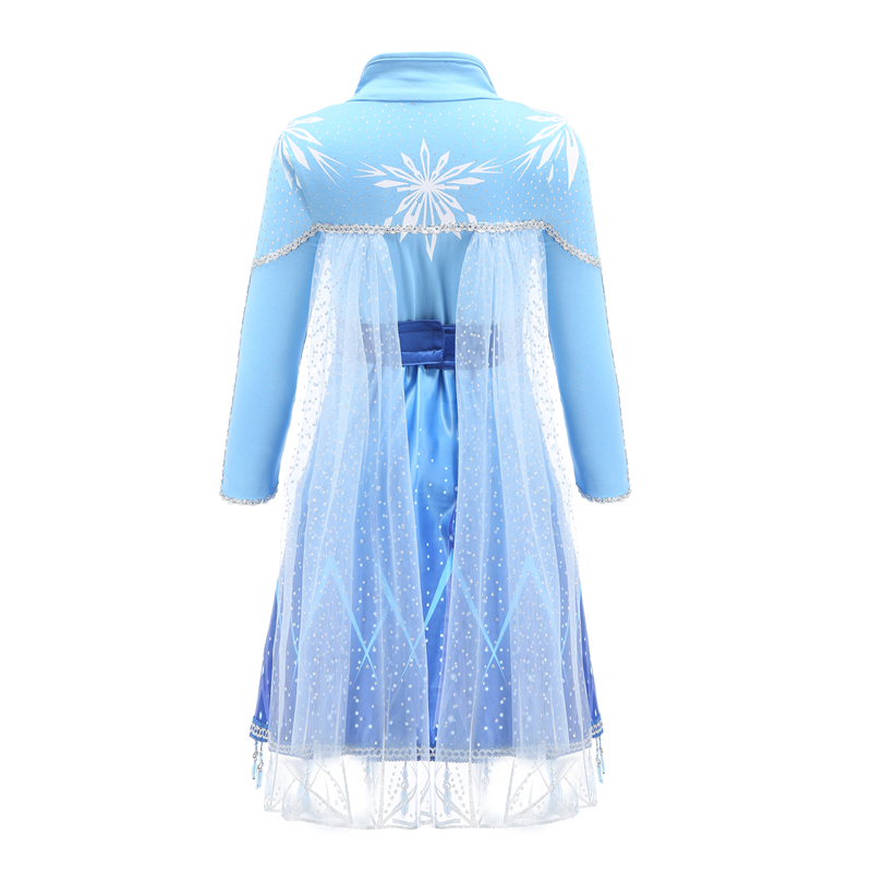 Winter Fantasia Elsa Dress for Carnival Disguise Girl Costume New Year Child Holiday elza Children's Party Gowns Girls Clothing