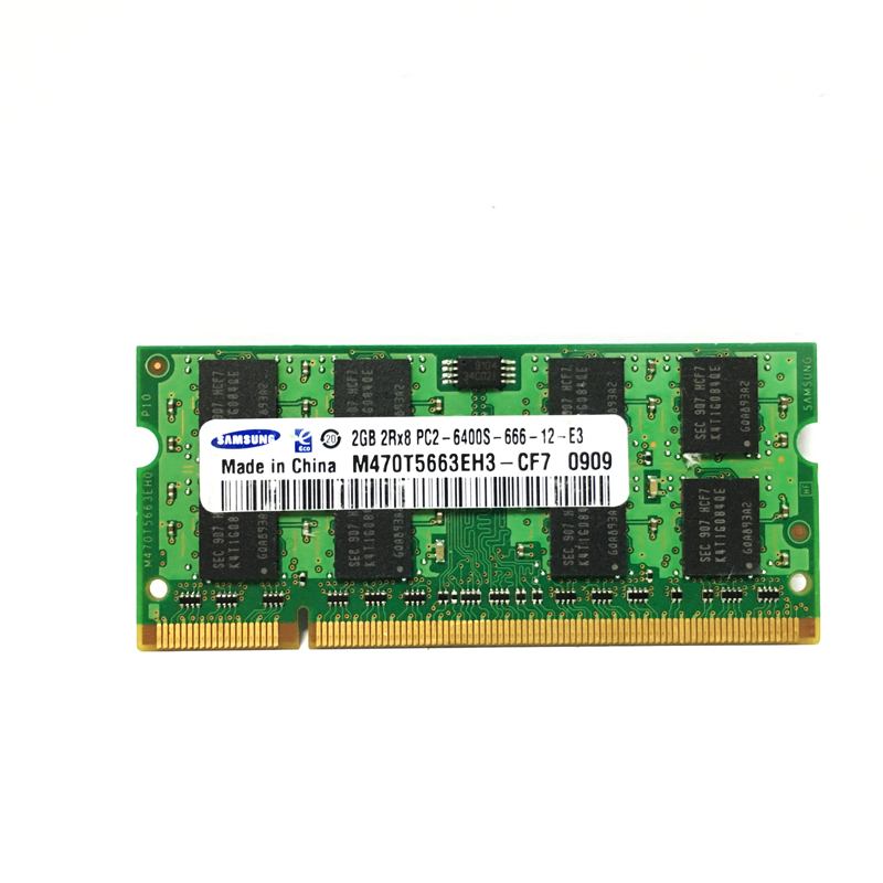 2x Dual-channel Laptop Notebook 8GB 1GB 2GB 4GB DDR2 DDR3 PC2 PC3 667Mhz 800Mhz 1333Mhz 1600Mhz 5300S 6400S 12800S RAM memory