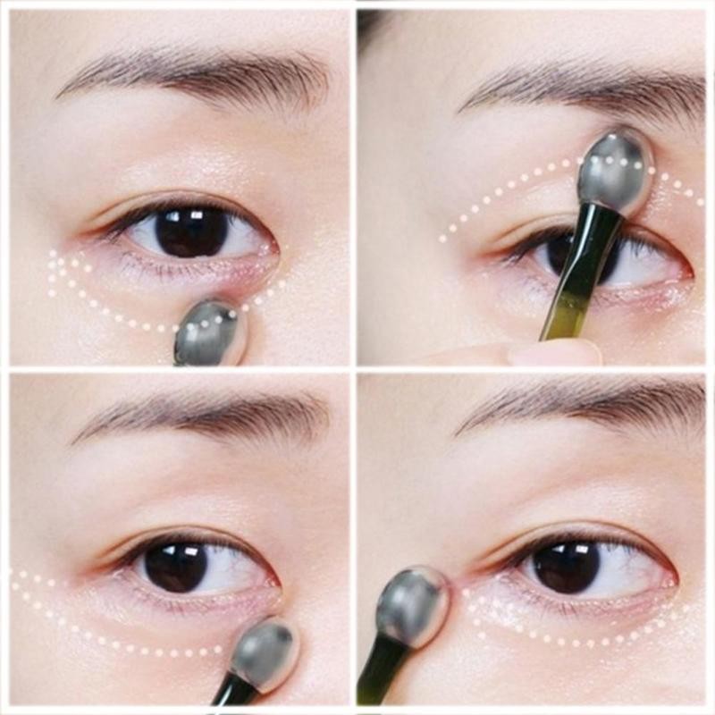 Eye Care Applicator Anti Wrinkle Remove Dark Circles Mask Eye Cream Spoon Eye Massager Stick Cream Mixing Brush Essence