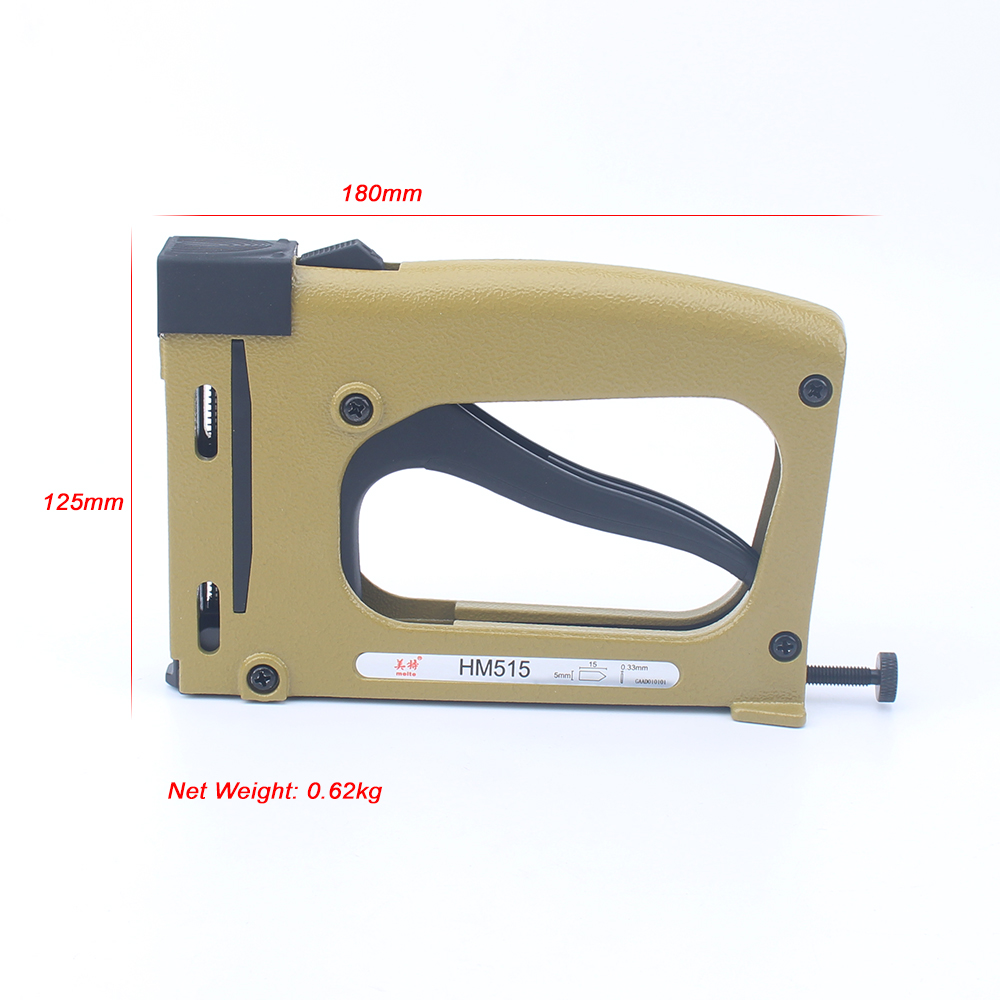 Meite HM515 Frame Gun Nailer With 1000pcs Nails Manual Flex Point Tacker Framing Tools Tacker Gun Used for Frame Back Fix