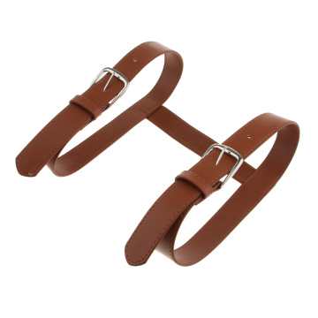 Carrying Strap For Picnic Blanket Throw Travel Rug Brown Leather Carry Strap for Swimming Towels Beach Sun Lounging Mat