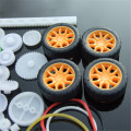 78pcs/set Model Gear Kit Motor Axles, Tires, Bushings, Copper Gears, Bevels, Racks Accessories For DIY Toy Car Gears Model Parts