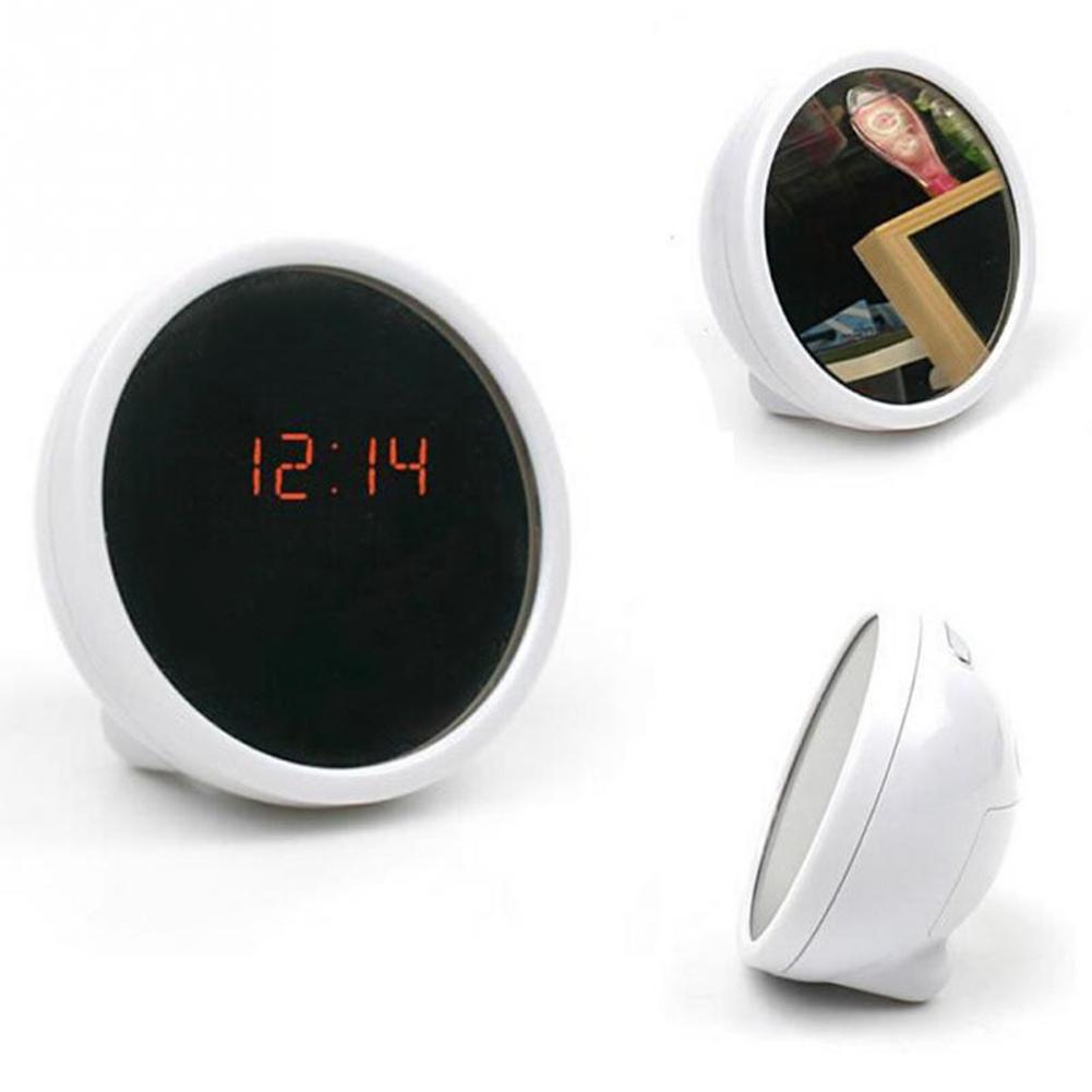 Multi-function Alarm Clocks Desk Table Transparent Clocks with Speaker LED Display