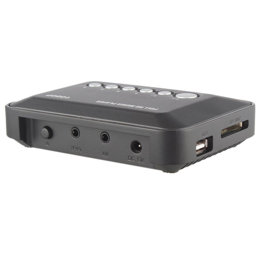 Kebidumei 1080P TV Videos Player SD/MMC Media Player SD MMC RMVB MP3 Multi TV USB HDMI Media Player Box Support USB Hard Disk Dr