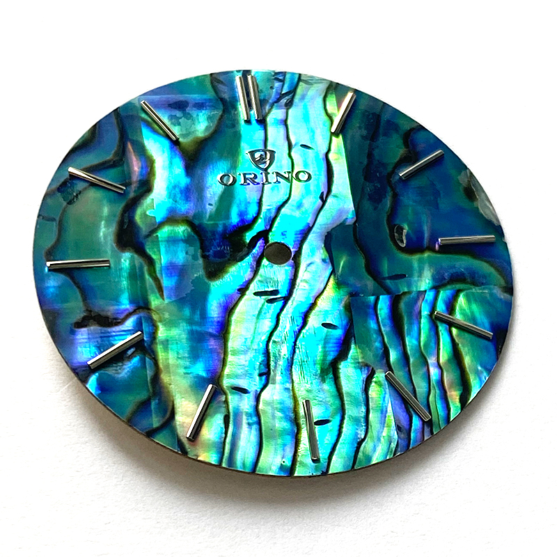 Vivid abalone shell watch dial