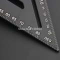 90 degrees Protractor Aluminun Alloy Triangle Ruler Angle Ruler For Home Builders DIY Artists Measuring Woodworking tools
