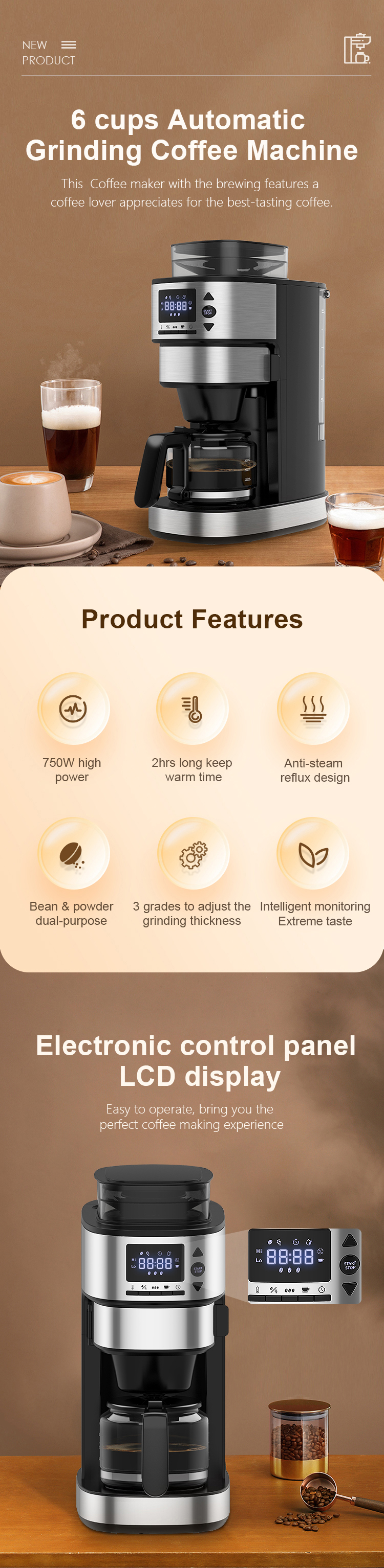 drip coffee maker grind and brew (1)