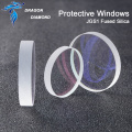 10 pcs Fiber Protective Windows Quartz Fused Silica Lens For 1064nm YAG Fiber Welding Cutting Head Machine parts