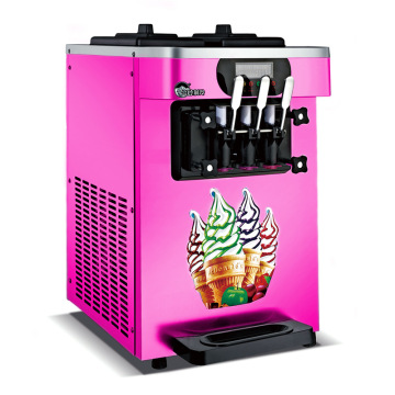 XQ-18x Table Top Soft Ice Cream Maker Vending Machine Yogurt Making Machines Stainless Steel High Quality for Sale