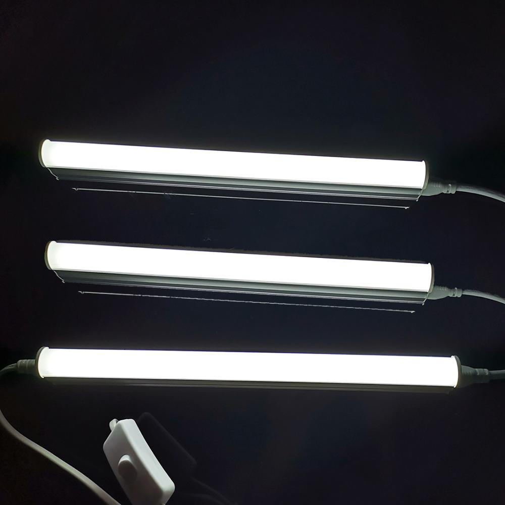 57CM 29CM Cabinet lamps for kitchen led bar lights for kitchen aluminium profile barra de led light 220V 110V 2835 T5 Tube