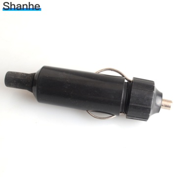 1pcs Cigarette Lighter black 12V 24V Male Lighter Socket Plug Connector Cable End Caps