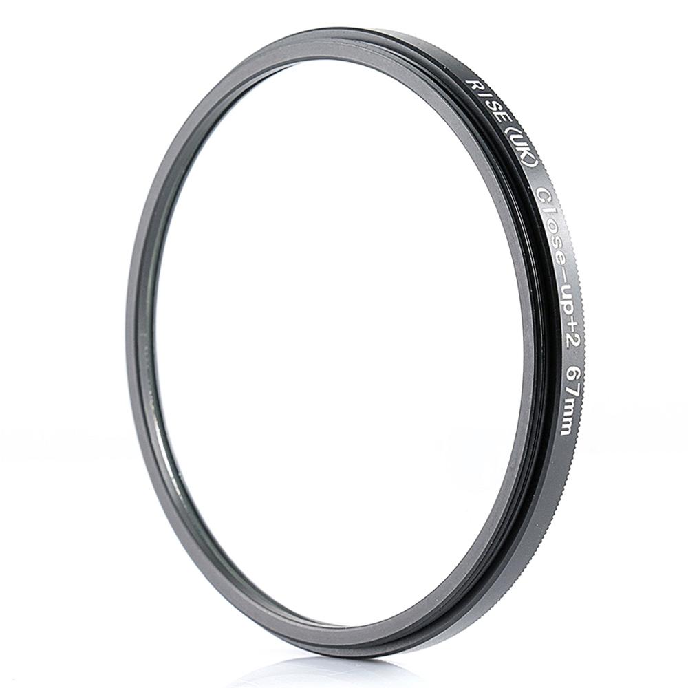 RISE(UK) 67mm Close-Up +2 Macro Lens Filter for Nikon Canon SLR DSLR Camera