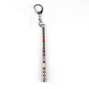 1PC Chic Unisex Jewelry Baseball Bat Good Night Test Keychain Key Rings Gift Chaveiro Car Key Holder