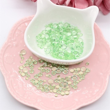 KSCRAFT 260pcs Green Simulation Dewdrop Waterdrop Droplets Stones for Paper Craft Card Making Decor Accessories Scrapbooking