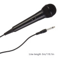 Handheld Microphone 3.5mm Wired Stage Mic-Speaker Portable Home Karaoke Singing Player Machine Black KTV Karaoke Recording