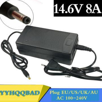 14.6V 8A LifePO4 Battery Charger For Life PO4 Battery Pack