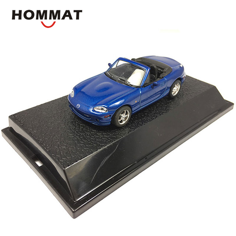 HOMMAT 1:43 Mazda MX-5 Convertible Sports Model Car Alloy Diecast Toy Vehicle Car Model Collectable Collection Gift Toys For Boy