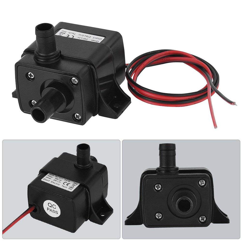 Adeeing Fish Tank Water Pump Aquarium Water Submersible Oxygen Pump for DC12V 3M 240L/H Supplies