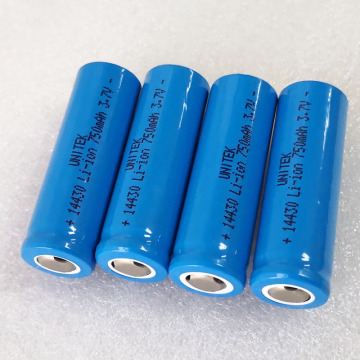 US 750mAh 3.7V 14430 lithium ion rechargeable battery 4/5AA li-ion cell baterias for led flashlight digital device