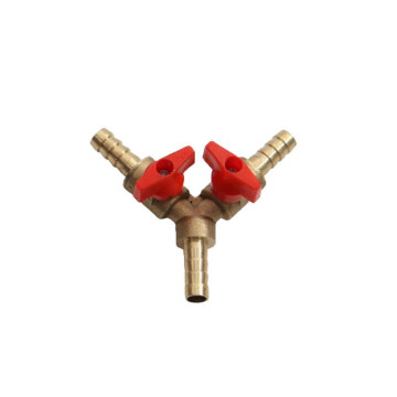 Gas 3-Way Brass Ball Valve