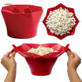 1PC Popcorn Bucket Bowls Microwave Popcorn Maker Foldable Pop Corn Bowl Microwave Safe Popcorn Maker Kitchen Bakingwares LN 003