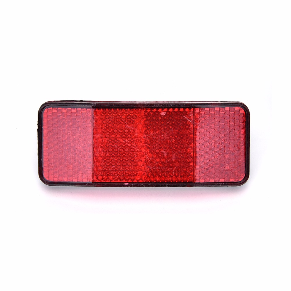 Bicycle Rack Tail Safety Caution Warning Reflector Disc Panier Rear Reflective Highly reflect light Outdoor Cycling