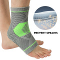 Sports Running Ankle Brace Compression Ankle Supports Pad Anti Sprain Gym Football Basketball Nylon Strap Brace 1PC