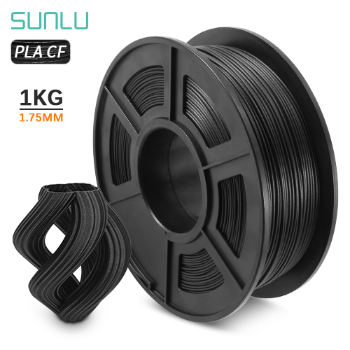 PLA Carbon Fiber Filament 1KG 1.75MM For 3D PrintIing Filament Similar Metal Tecture High Rgidity Light Weight