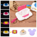 Tissue Boxes Plastic Baby Travel Wipe Case Child Wet Wipes Box Changing Dispenser Storage Holder 8 Styles