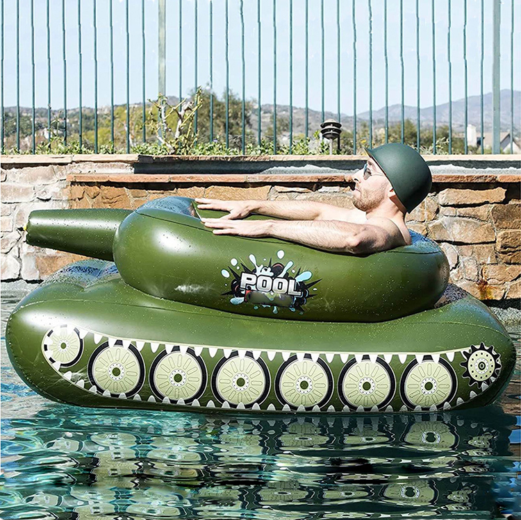 Pool Punisher Inflatable Tank With Squirt Gun Floaties 7
