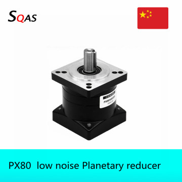 Eu warehouse low noise Planetary reducer PX80 ratio 3.25/4/5/6/10/13/16/20/24/25/26/30/36 for Nema32 stepper motor