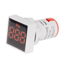 Square 22mm Measuring Range 20-75 Hz Digital Display Electricity Hertz meter Frequency Meter Indicator Signal Light Combo Tester
