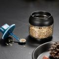 260ml Seasoning Jar Oil Honey Salt Spice Container Condiment Bottle with Spoon With exquisite craft it has smooth sides and corn