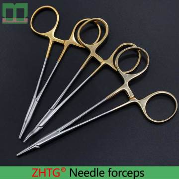 Needle holder 12.5/14cm Double eyelid tool surgical operating instrument stainless steel Clip needles haemostatic forceps