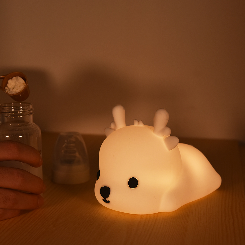 Portable Silicone Reindeer Lamp
