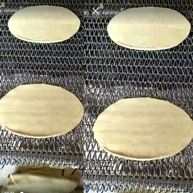 2017 Product show of roti Corn roast duck bread machine spring roll skin forming making machine