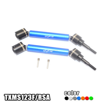45#Hard steel head + aluminum barrel retractable front and rear universal CVD universal joint FOR TRAXXAS 1/10 MAXX 8950