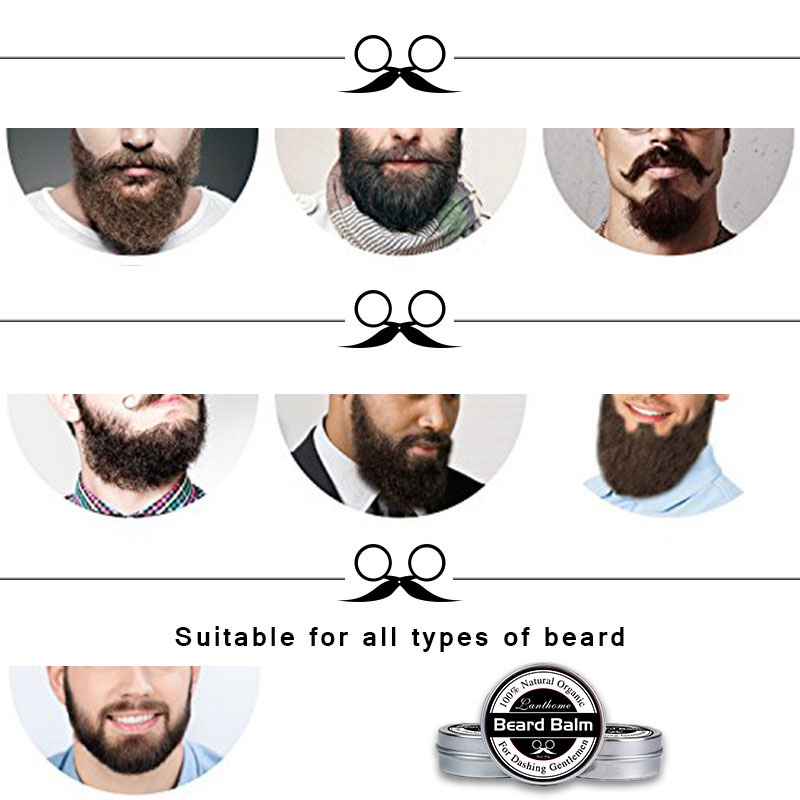 Beard Balm Natural Organic Treatment for Beard Growth Grooming Care Aid 30g 2018 in Styling Aftershave For Men SK88